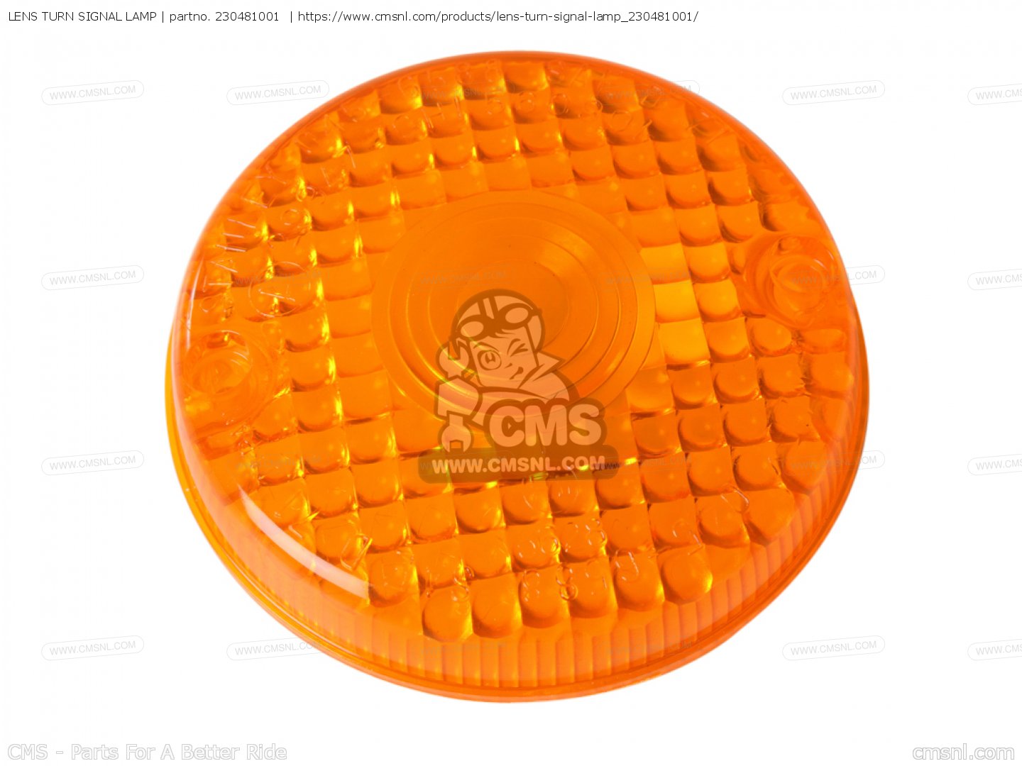 LENS TURN SIGNAL LAMP for KZ750H2 1981 USA CANADA / LTD order at CMSNL