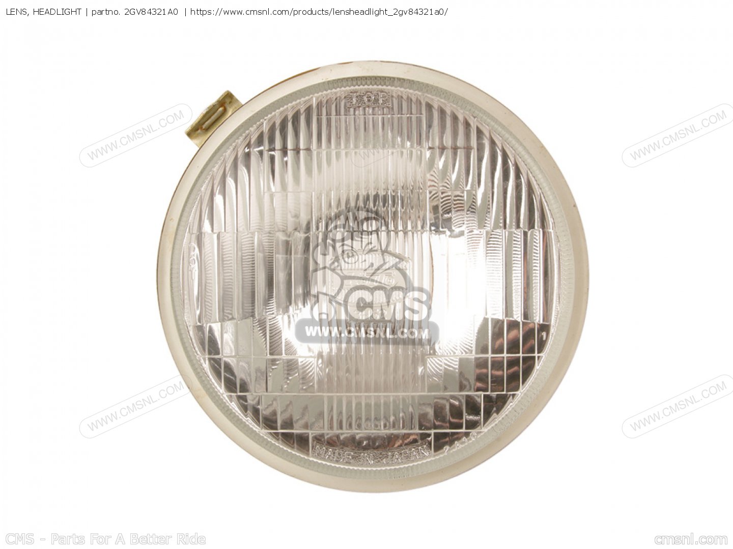 2GV84321A0 Lens, Headlight Yamaha buy the 2GV84321A000 at CMSNL