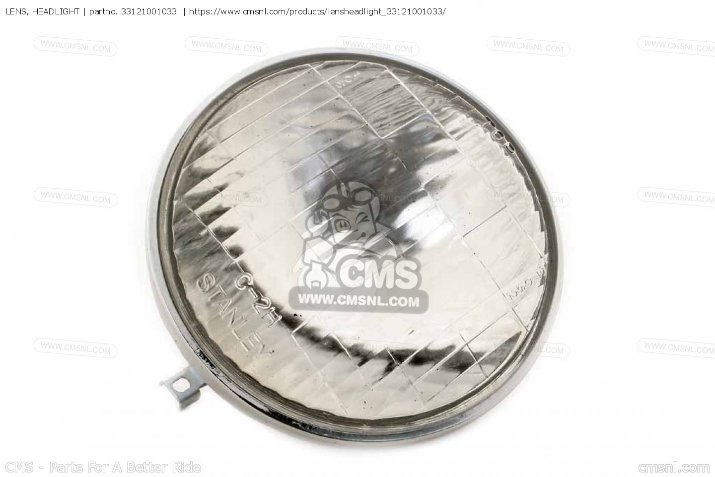 33121001033: Lens, Headlight Honda - buy the 33121-001-033 at CMSNL