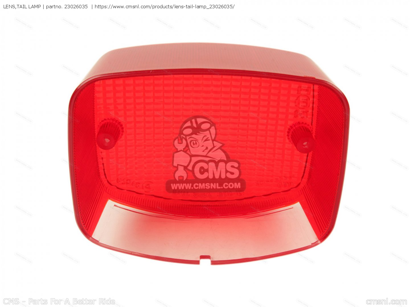 23026035: Lens,tail Lamp Kawasaki - buy the 23026-035 at CMSNL