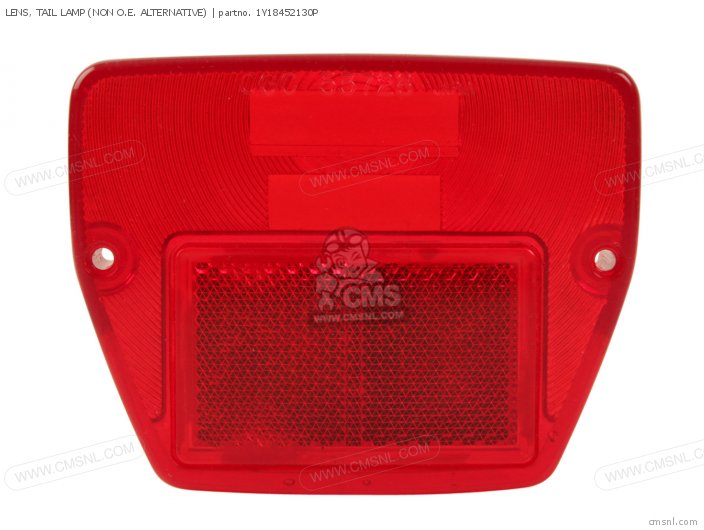 Yamaha LENS, TAIL LAMP (NON O.E. ALTERNATIVE) 1Y18452130P Yamaha LENS, TAIL LAMP (NON O.E. ALTERNATIVE) 1Y18452130P