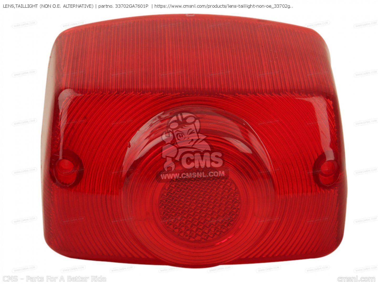 33702GA7601P Lens,taillight Honda buy the 33702GA7601P at CMSNL