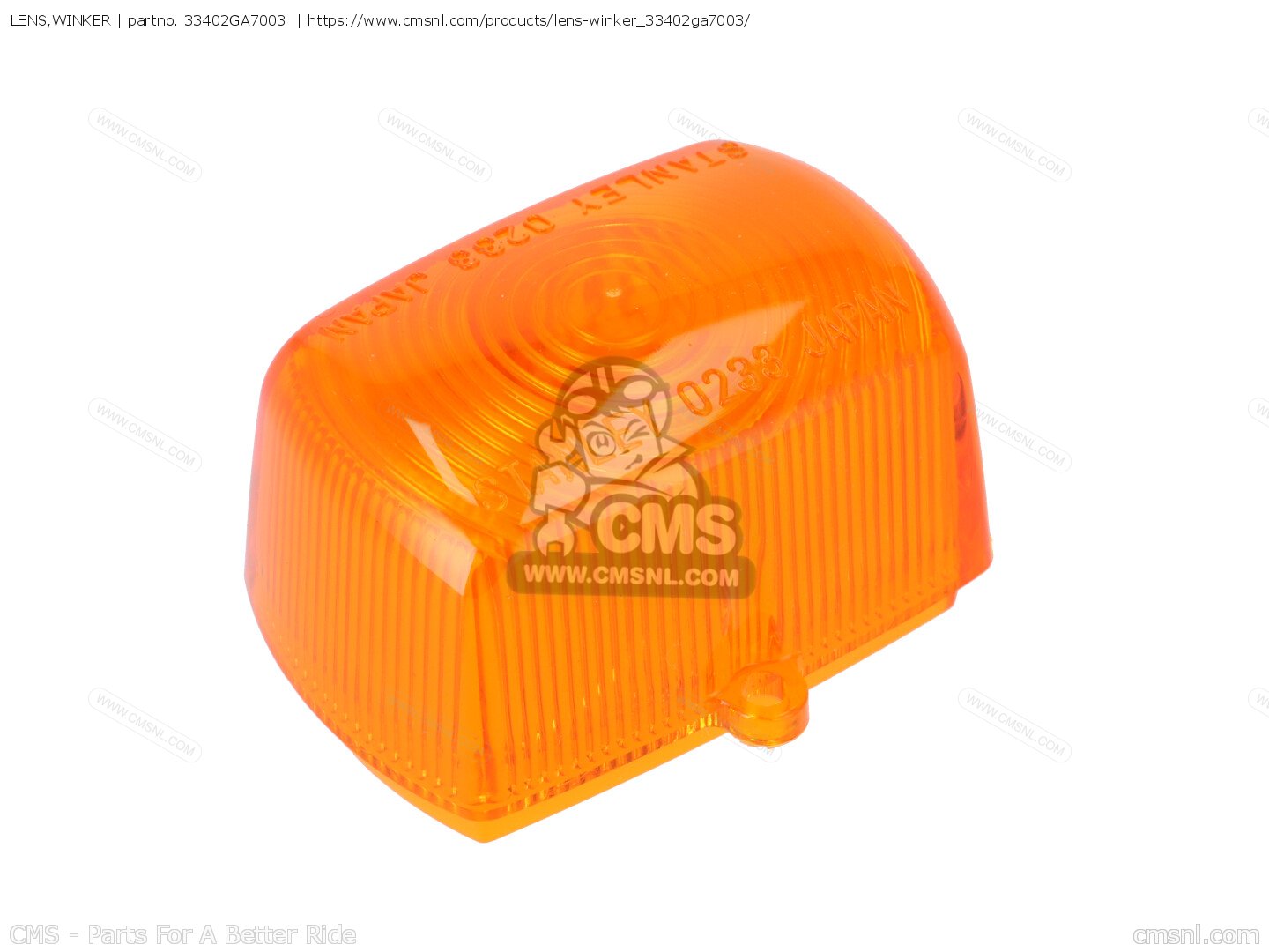 33402GA7003: LENS,WINKER Honda - buy the 33402-GA7-003 at CMSNL