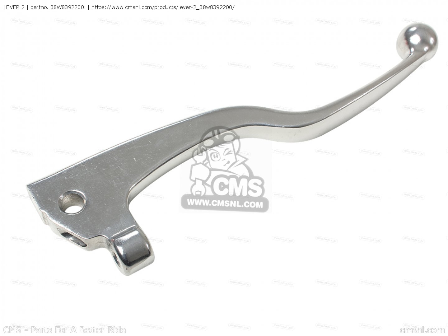 38W8392200: Lever 2 Yamaha - buy the 38W-83922-00 at CMSNL