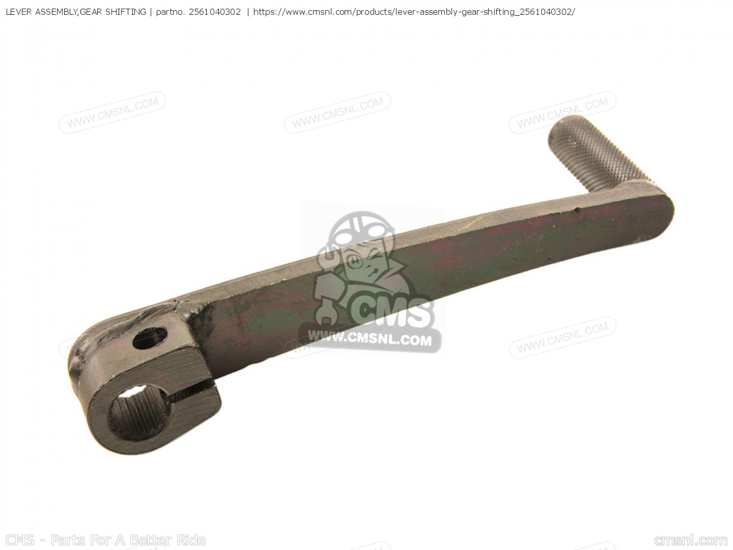 LEVER ASSEMBLY,GEAR SHIFTING for RM400 1980 (T) USA (E03) order at CMSNL