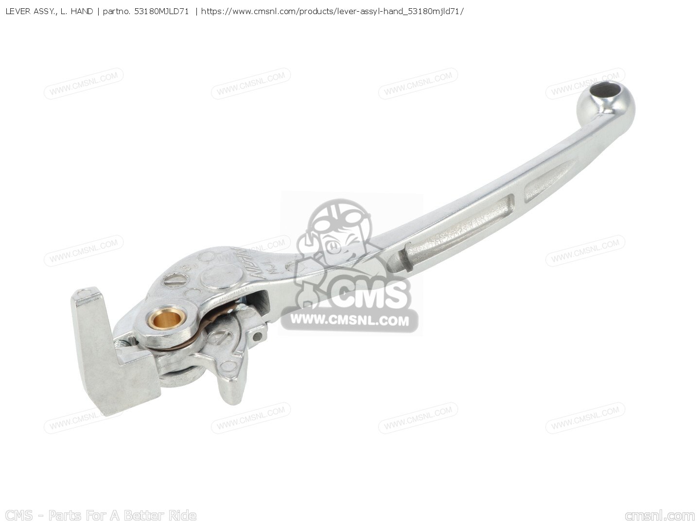 53180MJLD71: LEVER ASSY,L HNDL Honda - buy the 53180-MJL-D71