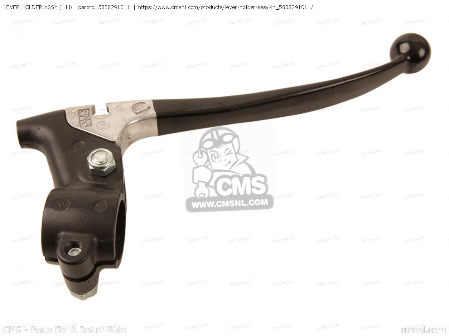 5838291011 Lever Holder Assy (l.h) Yamaha buy the 5838291011 at CMSNL