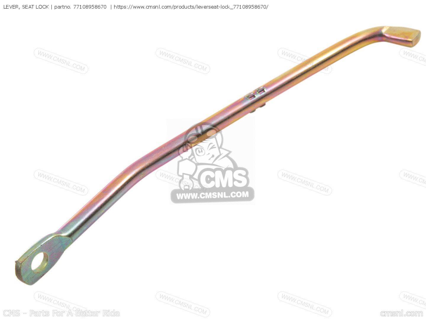 77108958670 Lever, Seat Lock Honda buy the 77108958670 at CMSNL