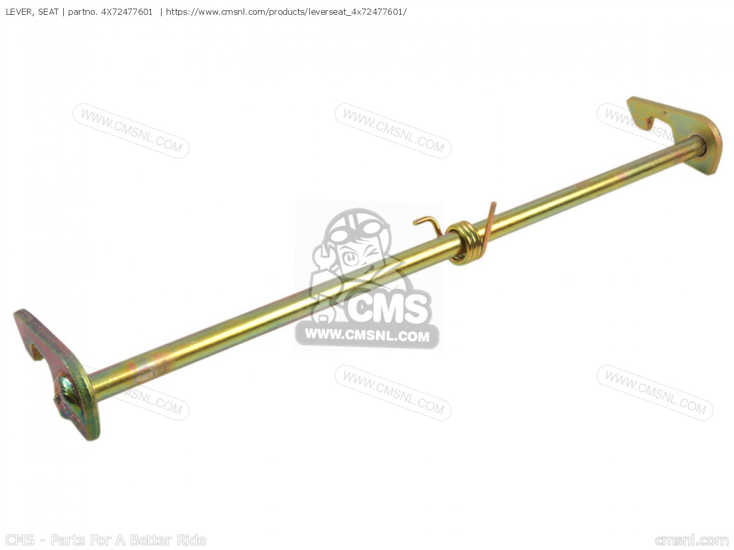 4X72477601 Lever, Seat Yamaha buy the 4X72477601 at CMSNL