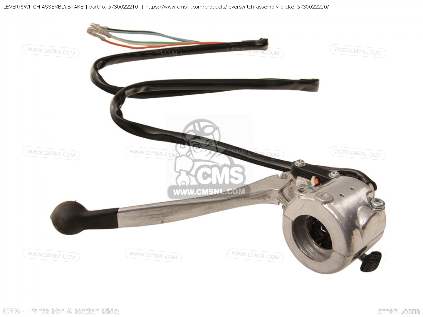 LEVER/SWITCH ASSEMBLY,BRAKE for TS50 1974 (L) USA (E03) order at CMSNL