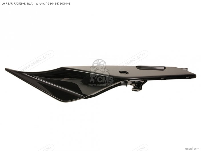 Piaggio Group LH REAR FAIRING, BLA PGB04347800XNG Piaggio Group LH REAR FAIRING, BLA PGB04347800XNG