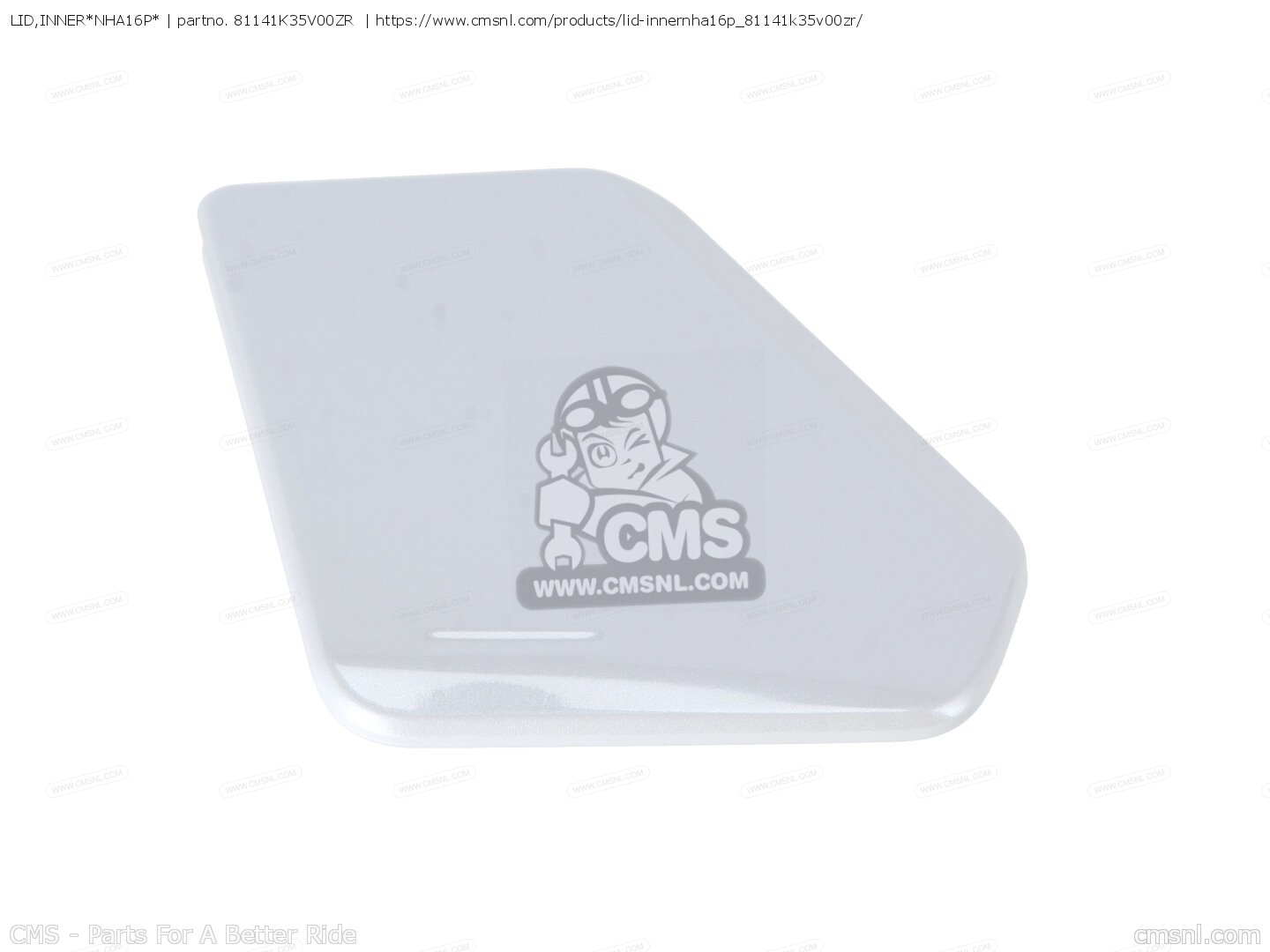 81141K35V00ZR: Lid,inner*nha16p* Honda - buy the 81141-K35-V00ZR 