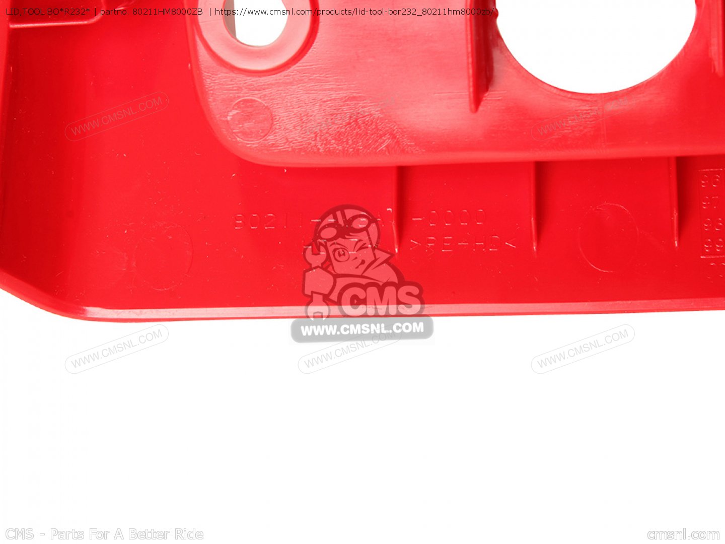 80211HM8000ZB: LID,TOOL BO*R232* Honda - buy the 80211-HM8-000ZB