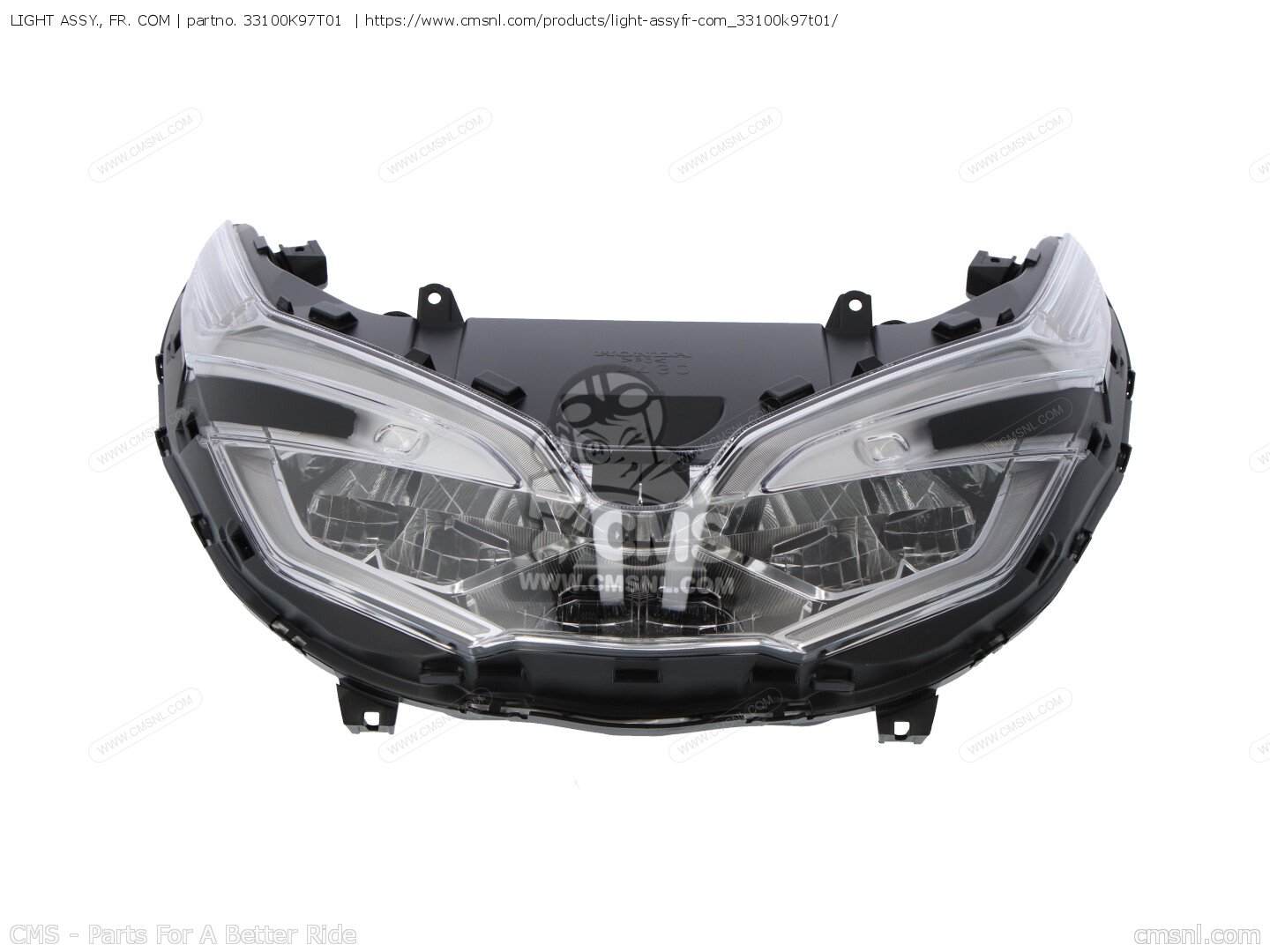 パーツ [Yuu] 33100K97T01: LIGHT ASSY,FRONT Honda - buy the 33100-K97-T01
