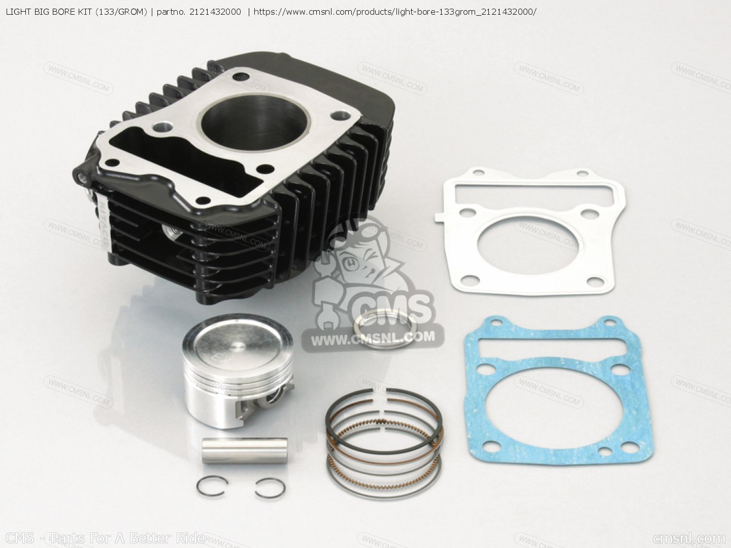 2121432000 Light Big Bore Kit (133/grom) Kitaco buy the 2121432000