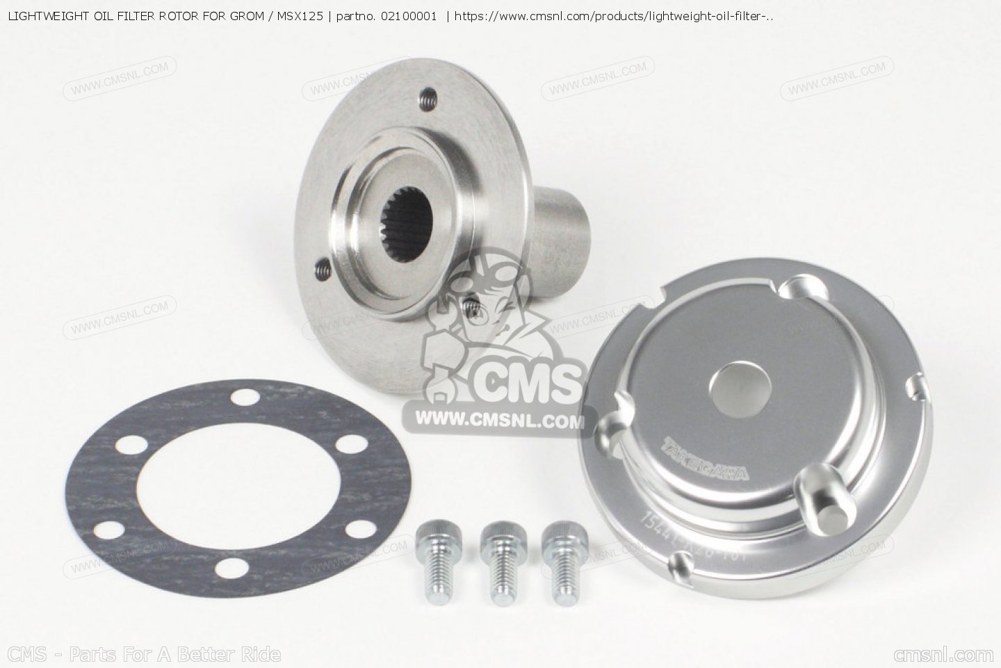 02100001 Lightweight Oil Filter Rotor For Grom / Msx125 Takegawa buy