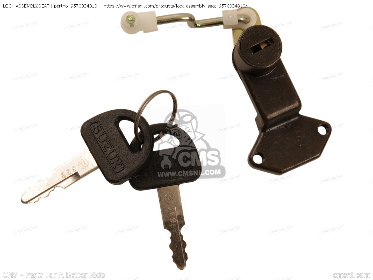 LOCK ASSEMBLY,SEAT for GS550M 1982 (Z) (E02 E04 E06 E22 E24 E25 E34
