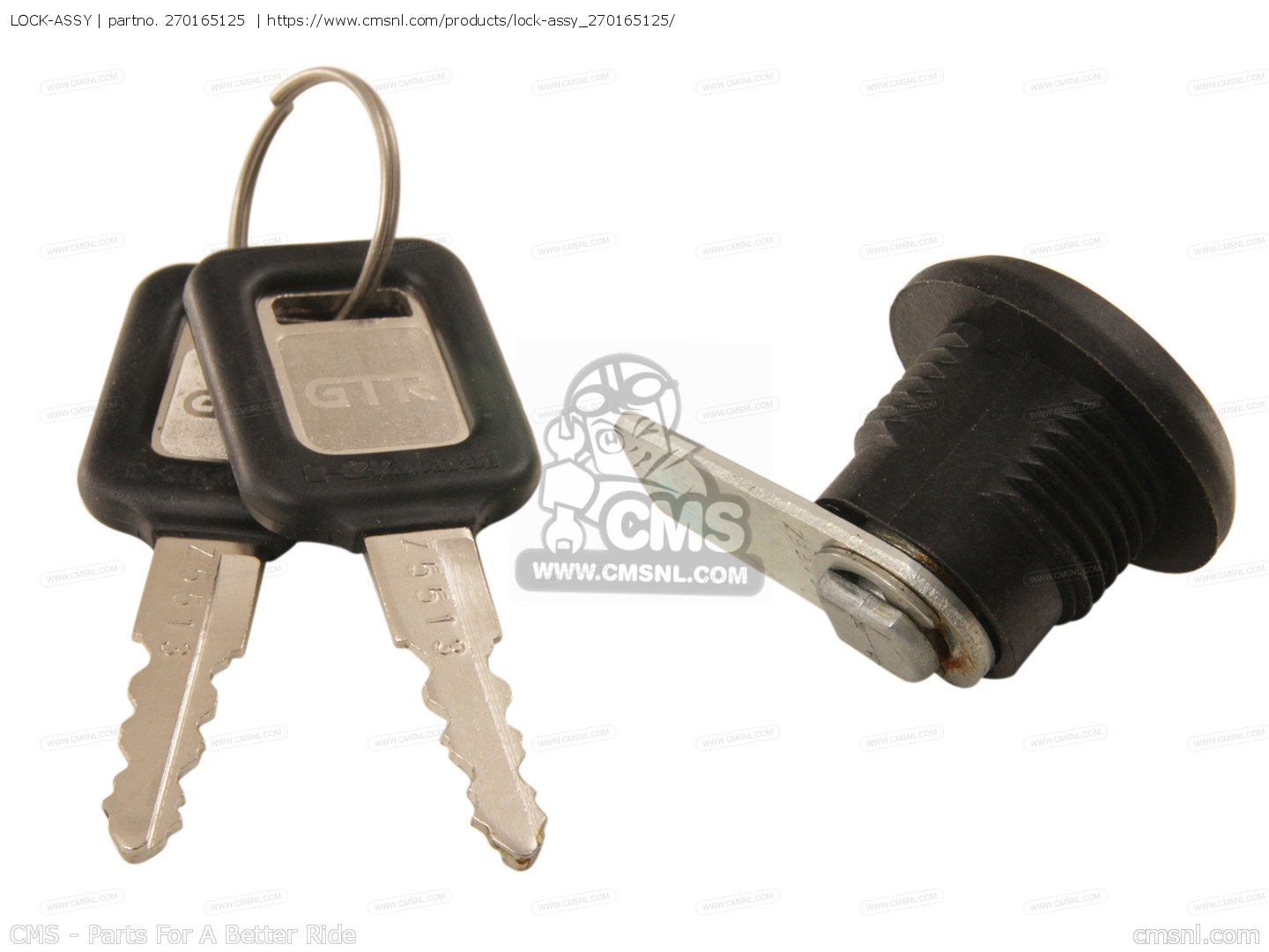 270165125: LOCK-ASSY Kawasaki - buy the 27016-5125 at CMSNL