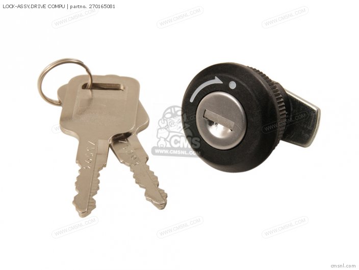 270165081: LOCK-ASSY,BOX Kawasaki - buy the 27016-5081 at CMSNL