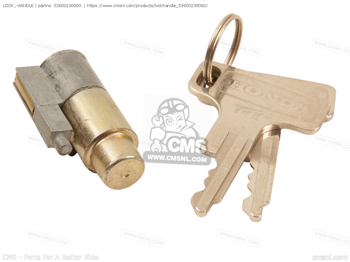 53600230000 Lock., Handle Honda buy the 53600230000 at CMSNL