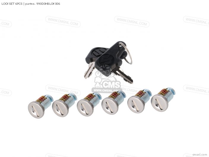 Suzuki LOCKSET 6PCS 990D0HBLOK006