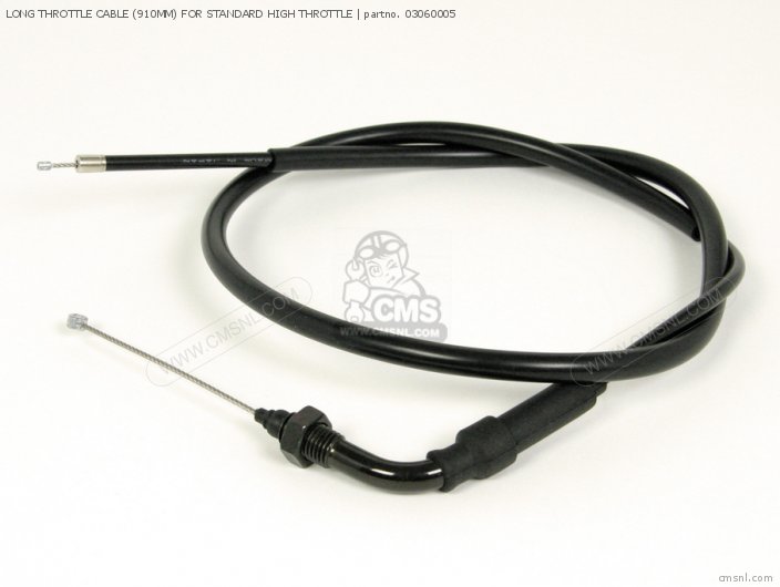 Takegawa LONG THROTTLE CABLE (910MM) FOR STANDARD HIGH THROTTLE 03060005