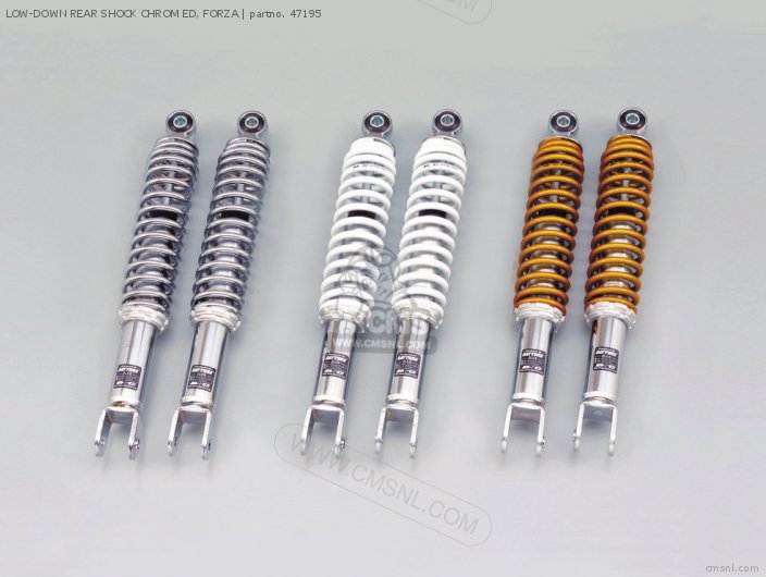 Daytona LOW-DOWN REAR SHOCK CHROM ED, FORZA 47195