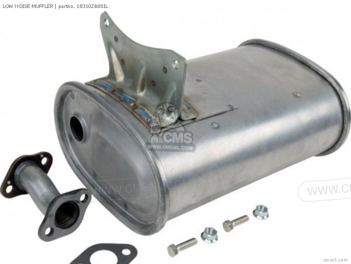 Honda LOW NOISE MUFFLER 18310ZB8SIL