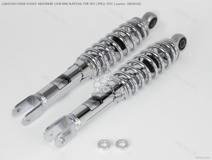 Takegawa LOWDOWN REAR SHOCK ABSORBER (CHROME PLATING) FOR PCX (JF81) /PCX 06040102