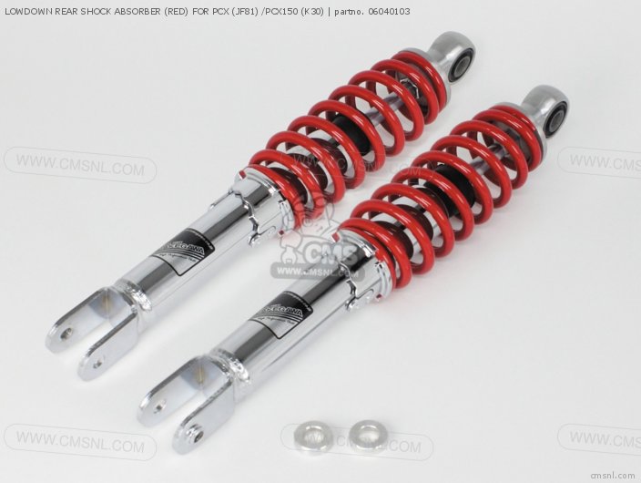 Takegawa LOWDOWN REAR SHOCK ABSORBER (RED) FOR PCX (JF81) /PCX150 (K30) 06040103