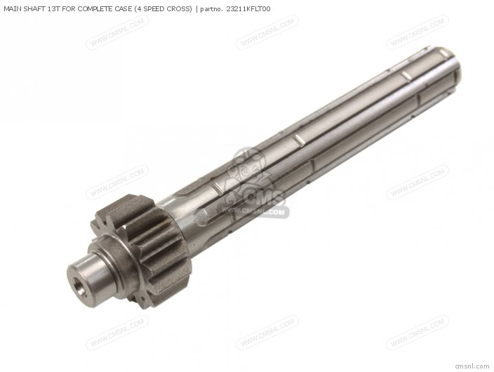 Main Shaft 13t For Complete Case (4 Speed Cross) photo