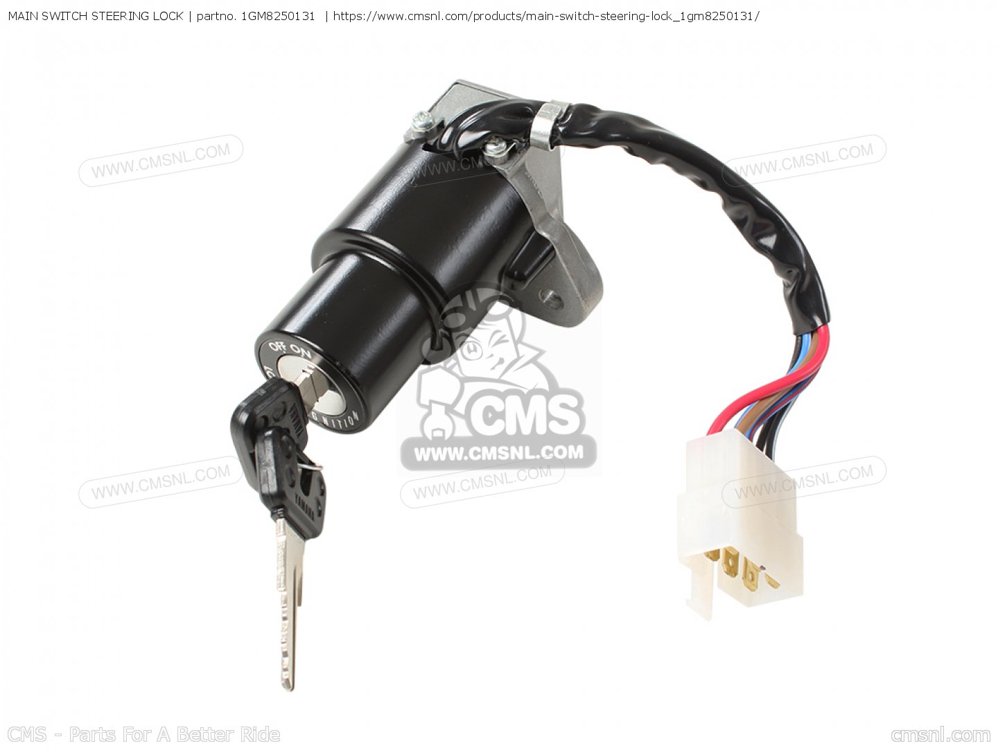 1GM8250131: Main Switch Steering Lock Yamaha - buy the 1GM-82501-31-00 ...