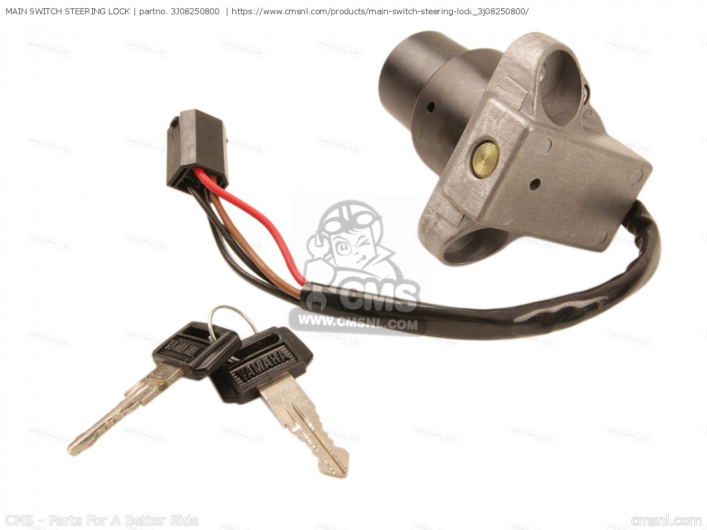 3J08250800 Main Switch Steering Lock Yamaha buy the 3J08250800 at