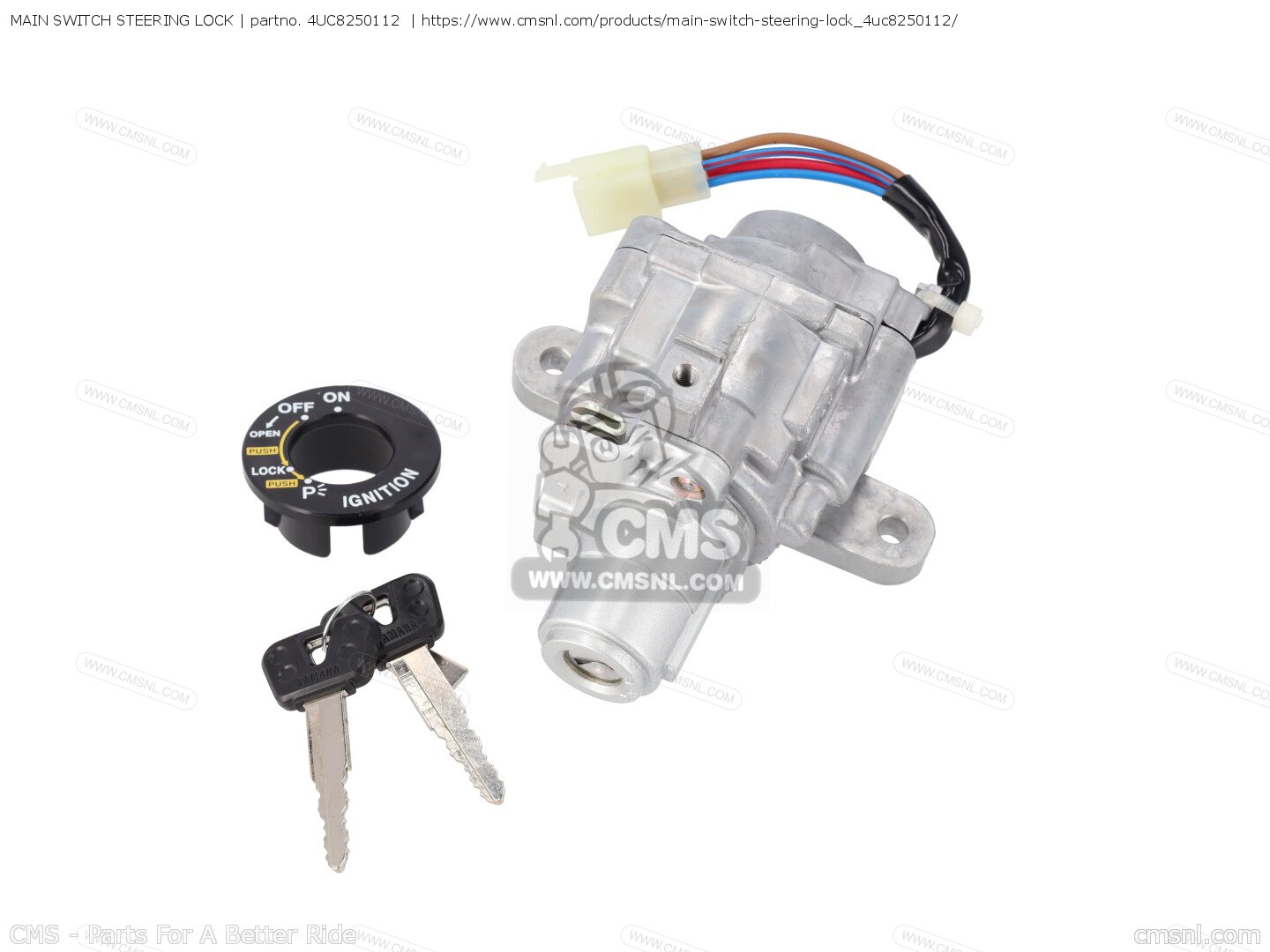 4UC8250112 Main Switch Steering Lock Yamaha buy the 4UC825011200
