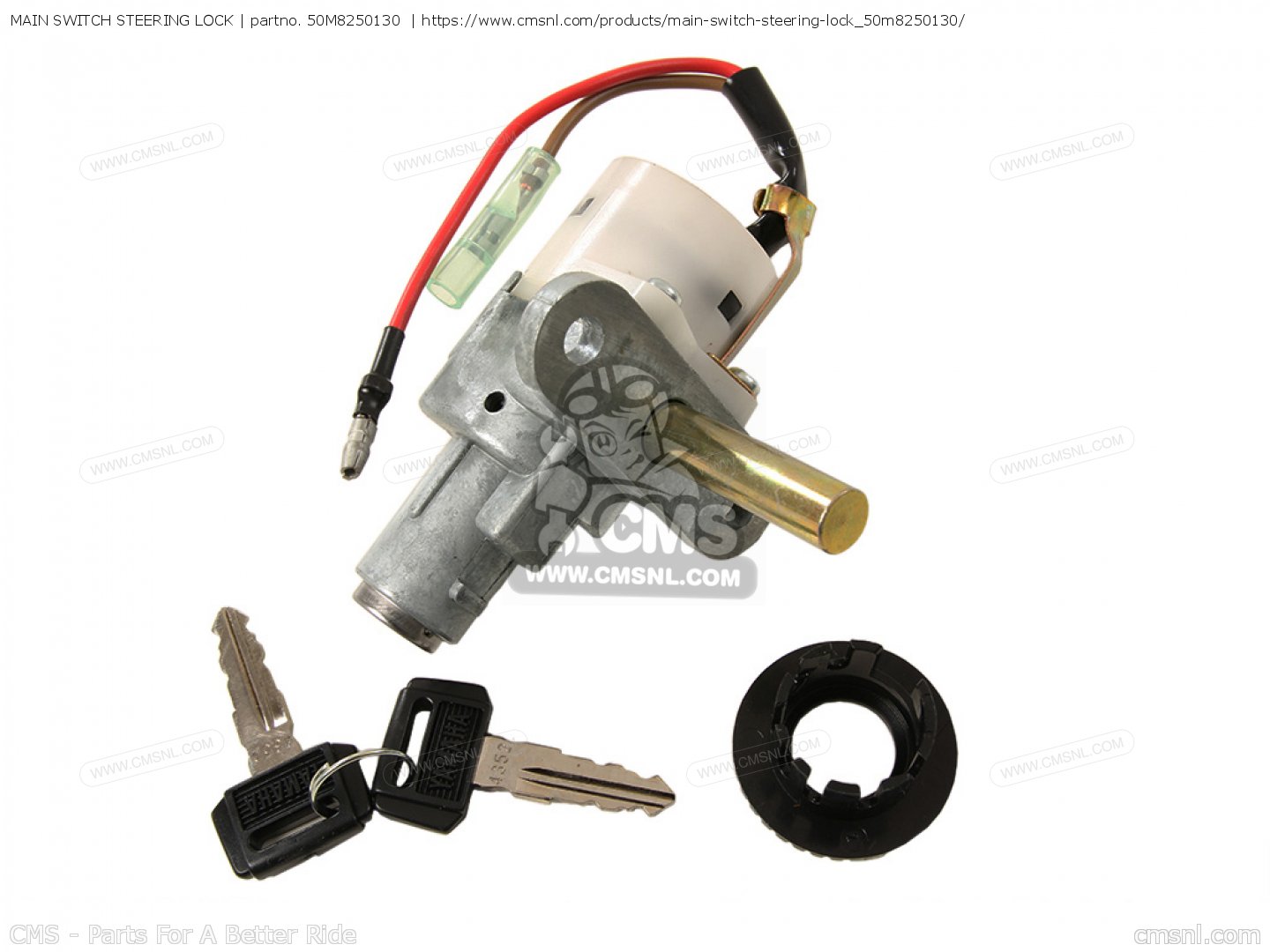 MAIN SWITCH STEERING LOCK for XC125N 2001 - order at CMSNL