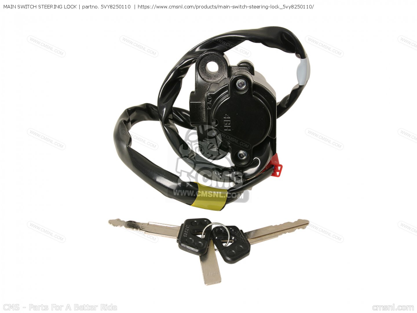 5VY8250110 Main Switch Steering Lock Yamaha buy the 5VY8250110 at
