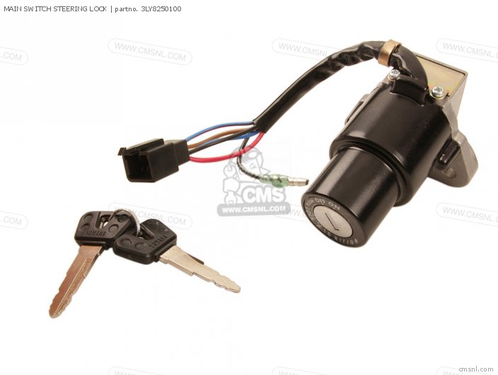 TZR125R 1992 4DL1 EUROPE 224DL-300E1 MAIN SWITCH STEERING LOCK