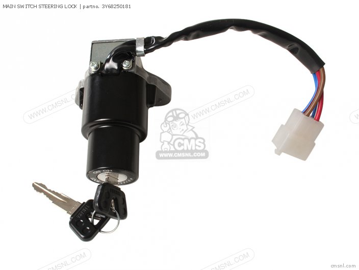 Yamaha MAIN SWITCH STEERING LOCK 3Y68250181