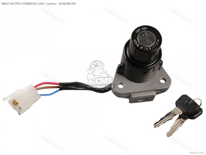 42X8250150: Main Switch Steering Lock Yamaha - buy the 42X-82501-50 at ...