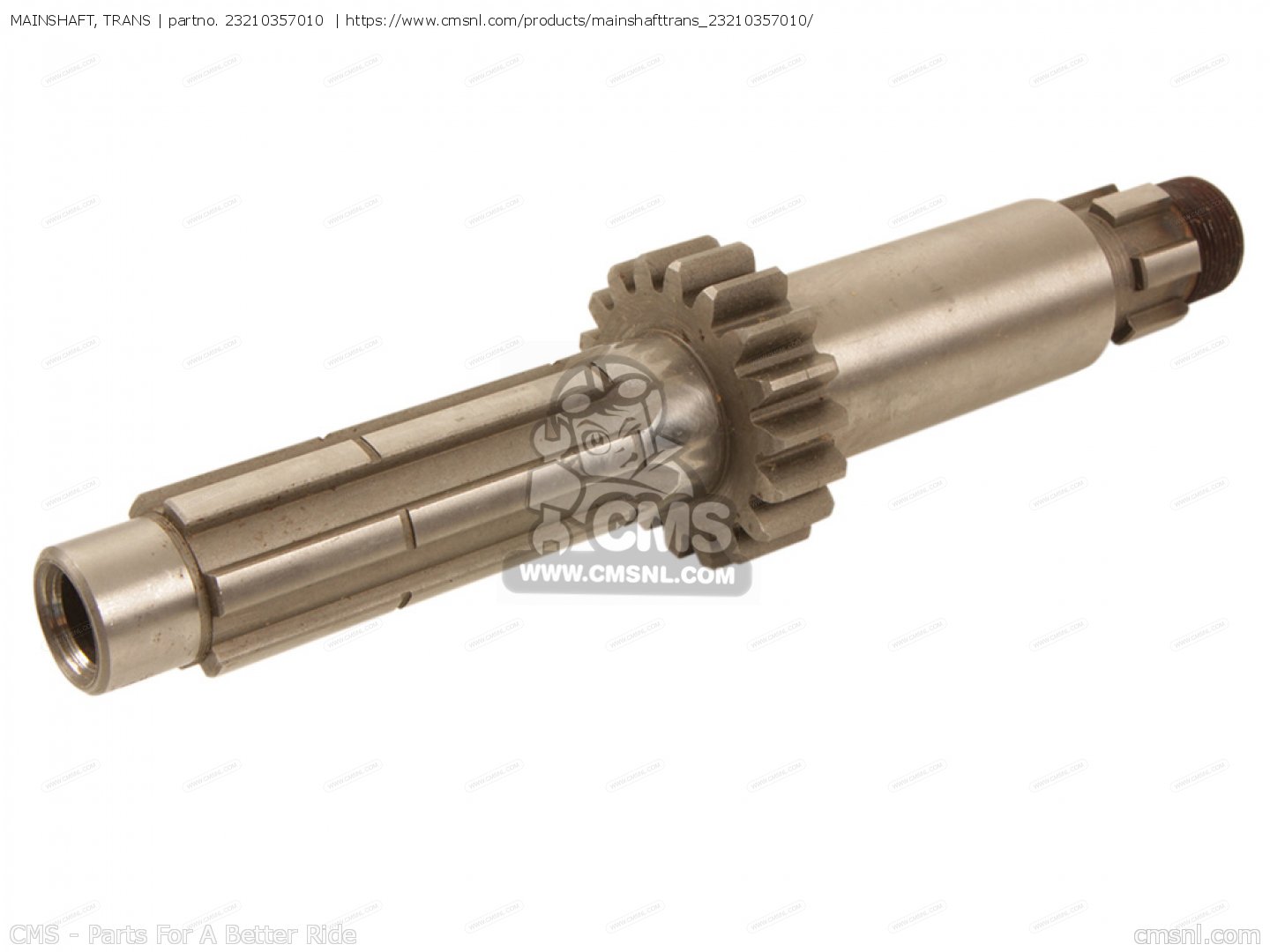 MAINSHAFT, TRANS For CR250M ELSINORE 1973 K0 USA - Order At CMSNL