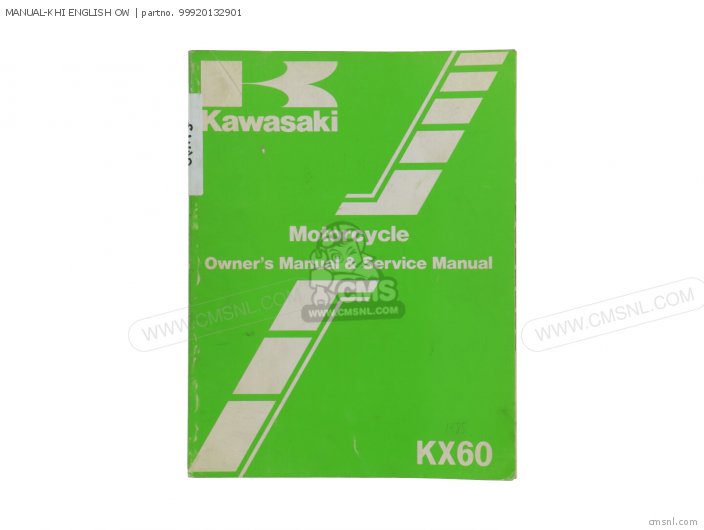 Kawasaki MANUAL-KHI ENGLISH OW 99920132901