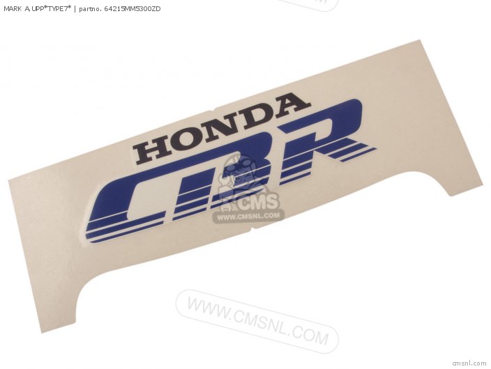 Honda MARK A,UPP*TYPE7* 64215MM5300ZD
