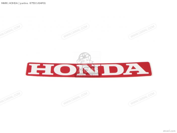 Honda MARK,HONDA 87531VG4P01