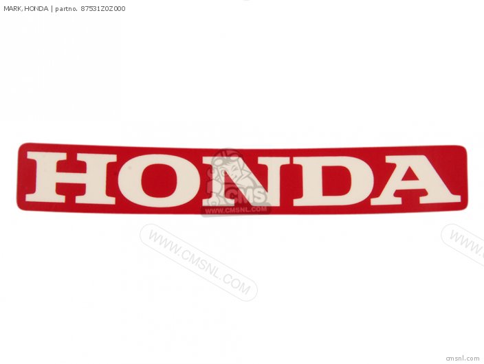 Honda MARK,HONDA 87531Z0Z000