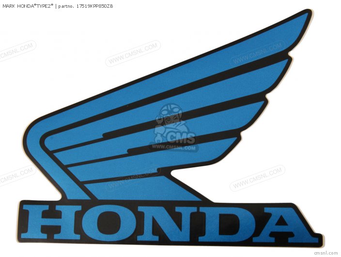 Honda MARK HONDA*TYPE2* 17519KPP850ZB