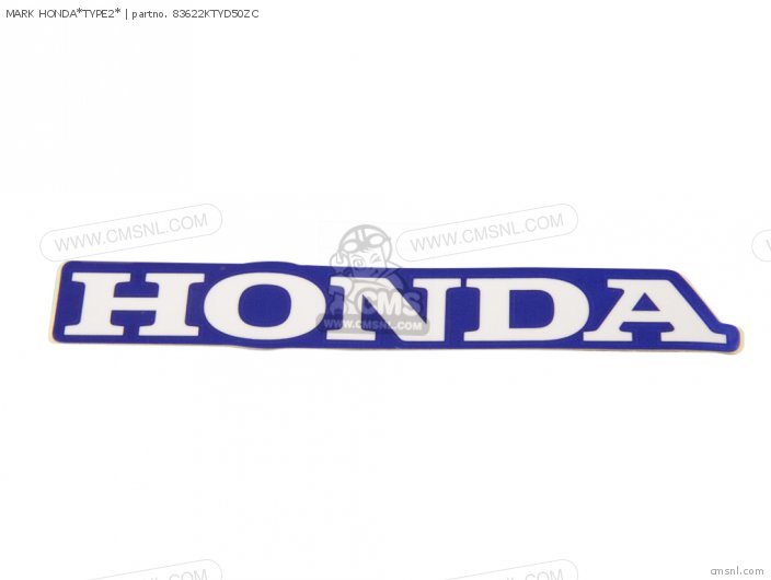 Honda MARK HONDA*TYPE2* 83622KTYD50ZC