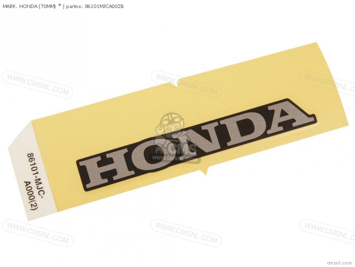 Honda MARK,HONDA*TYPE2* 86101MJCA00ZB