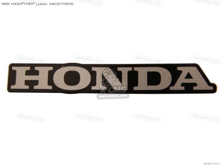Honda MARK HONDA*TYPE5* 83622KTY900ZE