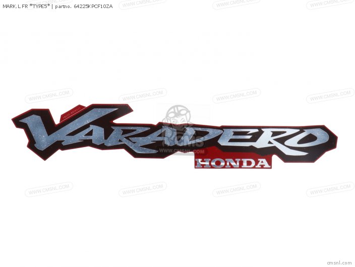Honda MARK,L FR *TYPE5* 64225KPCF10ZA