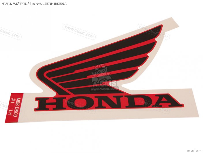 Honda MARK,L FUE*TYPE1* 17571MBBD50ZA